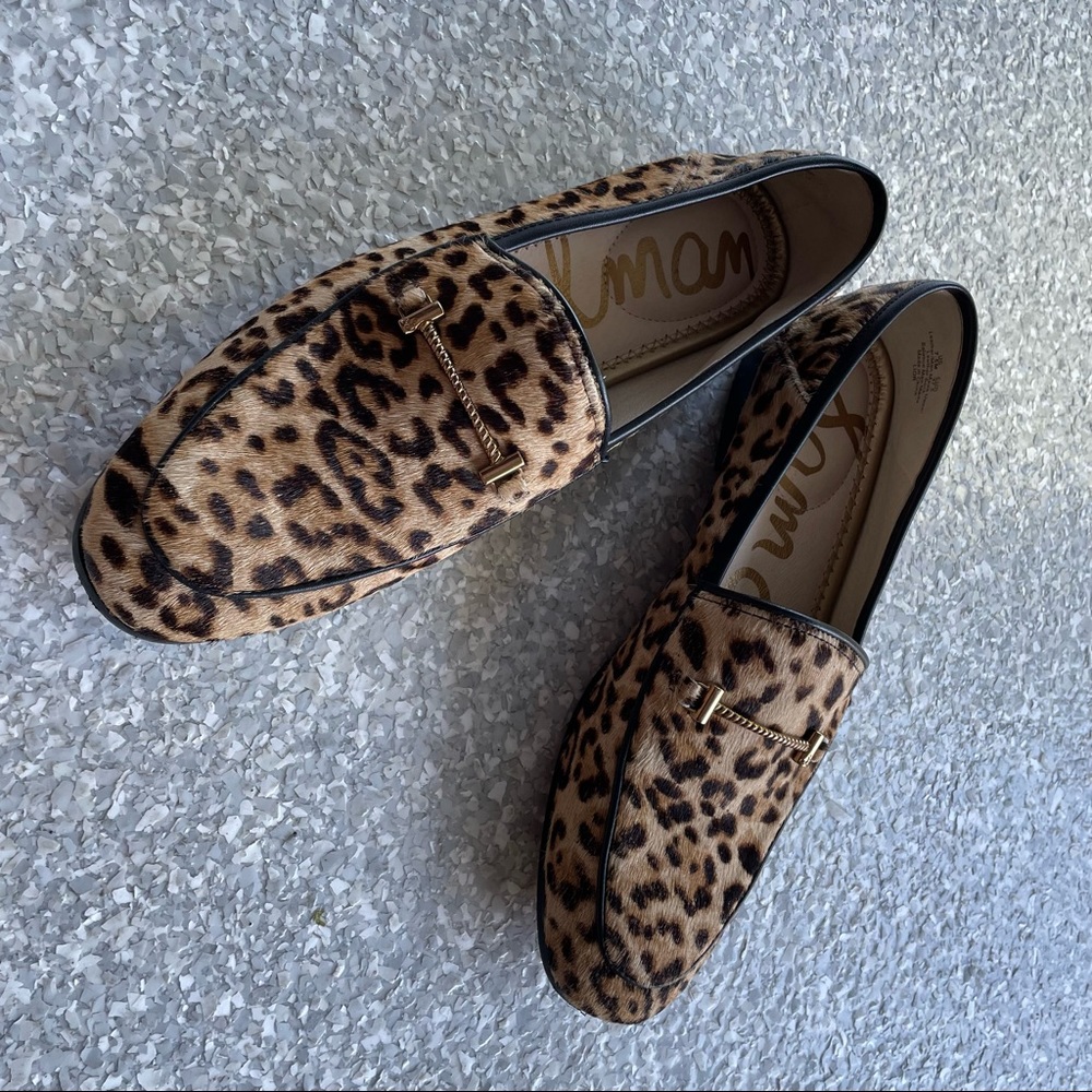Sam Edelman Lior loafer leopard print size 7.5M